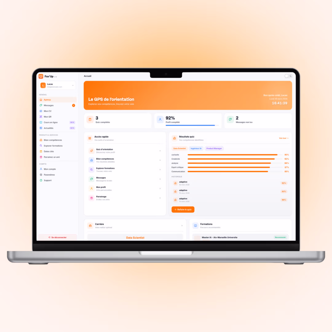 Fox'Up Web App